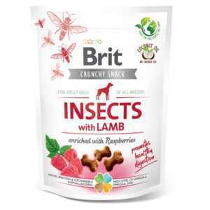 BRIT Care Crunchy Snack Insects with Lamb pamlsky s hmyzem a jehněčím pro psy 200 g