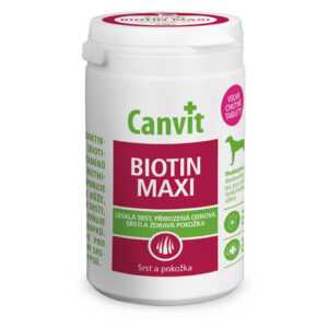CANVIT Biotin Maxi ochucené pro psy 500 g