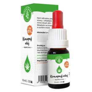 ZELENÁ ZEMĚ CBD Konopný olej 20% 10 ml