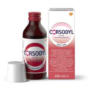 CORSODYL ústní voda 0.1% 200 ml