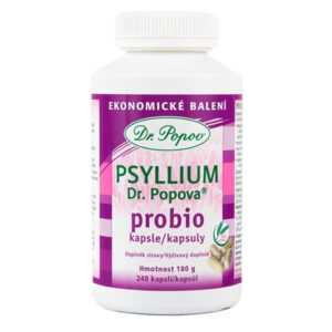 DR.POPOV Psyllium probio 240 kapslí