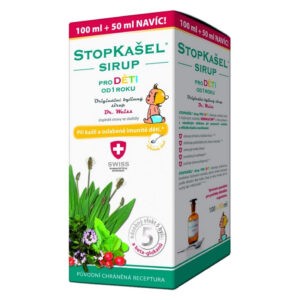 DR. WEISS Stopkašel sirup pro děti od 1 roku 100 + 50 ml navíc