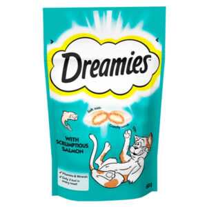 DREAMIES pochoutka pro kočky s lososem 60 g