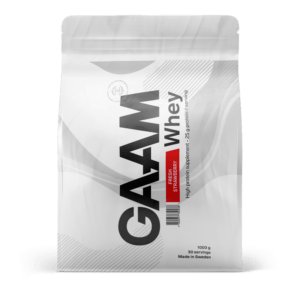 GAAM 100% whey premium fresh strawberry protein 1 kg