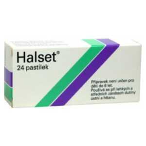 HALSET Pastilky rozpustné v ústech 24 x 1