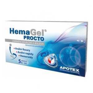 APOTEX HemaGel procto čípky 5 kusů