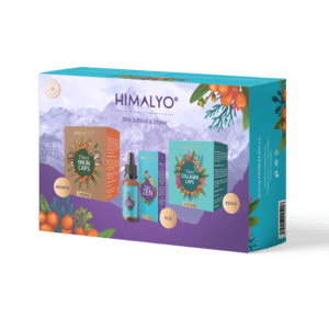 HIMALYO Dárková sada pro zdraví a krásu Tibet Zen 30 ml + Tibet Collagen Caps 100 ks + Tibet Imun Caps 60 ks