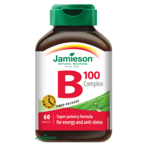 JAMIESON B-komplex 100 mg s postupným uvolňováním 60 tablet