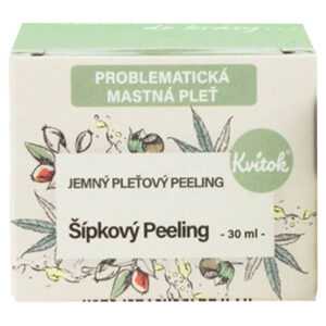 KVITOK Šípkový peeling pro mastnou pleť 30 ml