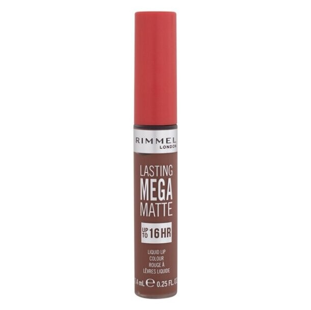 RIMMEL LONDON Lasting Mega Matte Tekutá rtěnka Lovebite 7