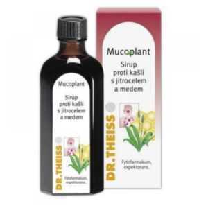 DR. THEISS MUCOPLANT Sirup proti kašli s jitrocelem a medem 250 ml