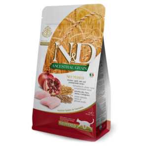 N&D Ancestral Grain Neutered Chicken & Pomegranate pro kočky 1