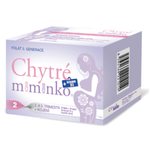 ONAPHARM Chytré miminko 2 methylfolát + vitamin D3 a DHA 30 tablet + 30 kapslí