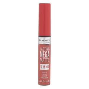 RIMMEL LONDON Lasting Mega Matte Tekutá rtěnka Coral Sass 7