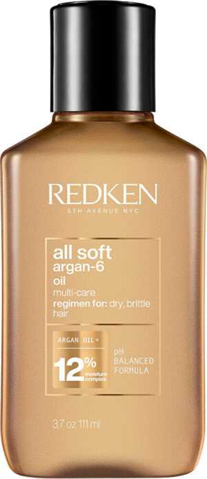 REDKEN Olej pro suché a křehké vlasy All Soft Argan-6 Oil 111 ml