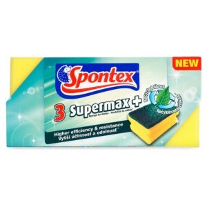 SPONTEX Supermax+ Houba tvarovaná velká 3 kusy