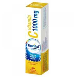 REVITAL Vitamin C 1000 mg citron 20 šumivých tablet