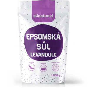 ALLNATURE Epsomská sůl Levandule 1000 g