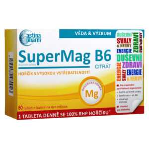 ASTINA SuperMag B6 citrát 60 tablet