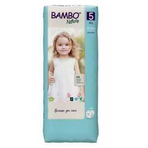 BAMBO Nature 5 Dětské plenkové kalhotky 12-18 kg 44 kusů