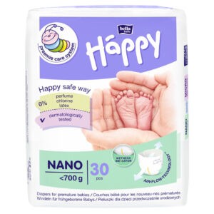 BELLA HAPPY Nano Dětské plenky do 700 g 30 ks