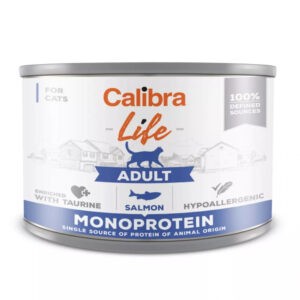 CALIBRA Life konzerva adult salmon pro kočky 200 g