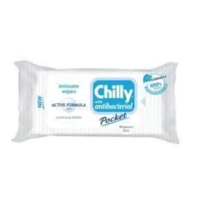 CHILLY Ubrousky pro intimní hygienu Antibacterial 12 kusů