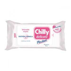 CHILLY Ubrousky pro intimní hygienu Delicate 12 kusů