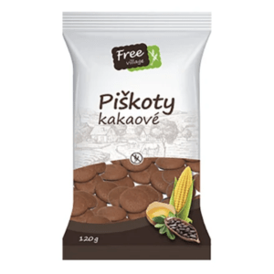 FREEVILLAGE Piškoty kakaové bez lepku 120 g