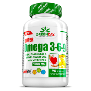 GREENDAY Super omega 3-6-9  90 kapslí