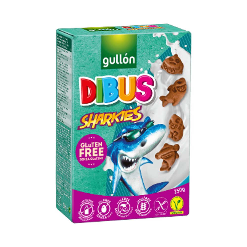 GULLÓN Sharkies sušenky bez lepku 250 g