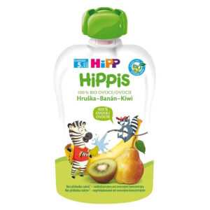 HiPP 100% ovoce Hruška-Banán-Kiwi od 5.měsíce BIO 100 g