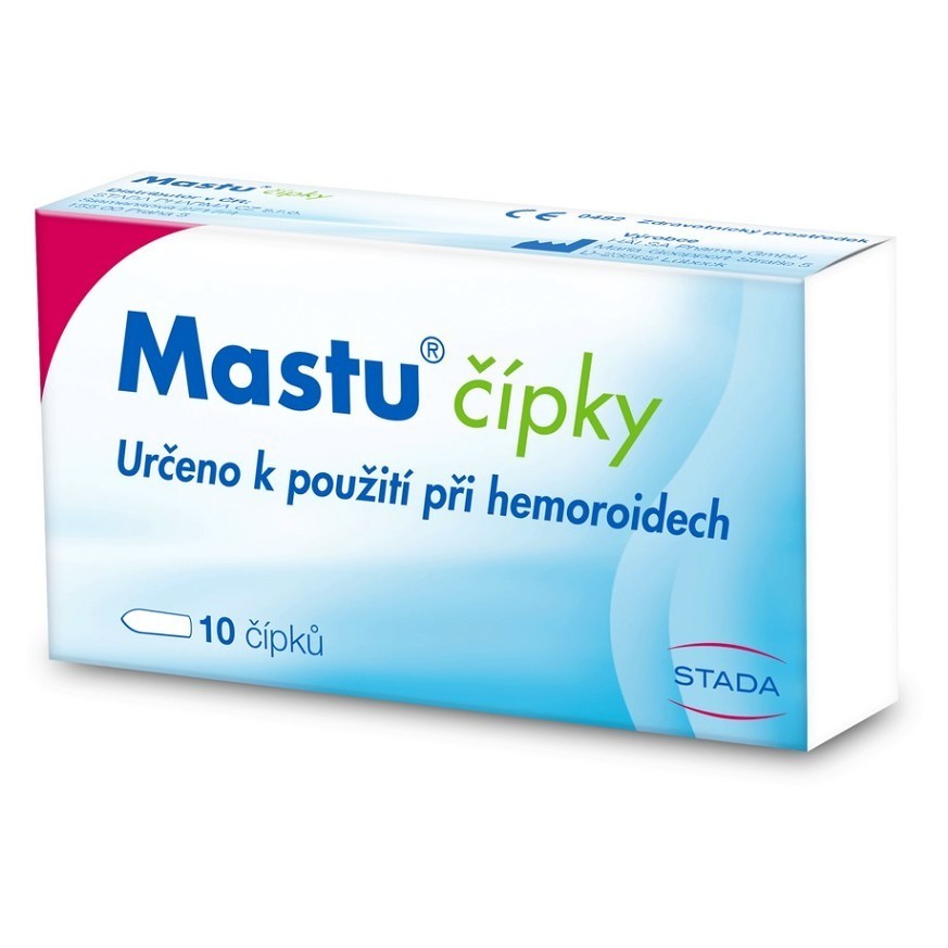 Mastu čípky supp. 10ks