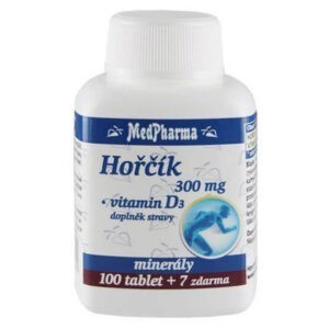 MEDPHARMA Hořčík 300 mg + vitamin D3 107 tablet