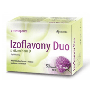 NOVENTIS Izoflavony duo s vitamínem D 60 kaplsí