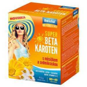 REVITAL Super beta-karoten s měsíčkem a sedmikráskou 80+40 tablet