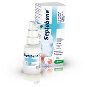 SEPTABENE 1.5mg/ml+5.0mg/ml 1x30 ml oralní sprej