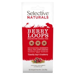 SUPREME Selective Naturals snack berry loops pamlsky bojínek a brusinky 80 g