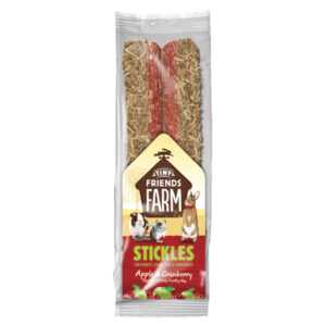 SUPREME Tiny Friends Farm Stickles jablko a brusinky tyčinky 100 g 2 kusy