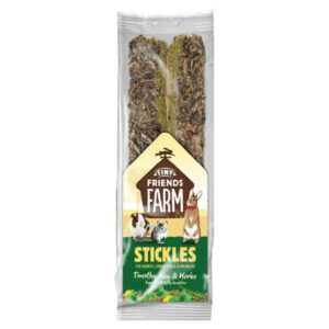 SUPREME Tiny Friends Farm Stickles seno a bylinky tyčinky 2 kusy 100 g