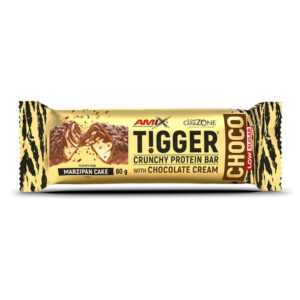 AMIX Tigger zero choco protein bar marcipán čokoláda proteinová tyčinka 60 g