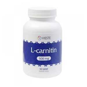 VIESTE L-carnitin 500 mg 50 tablet