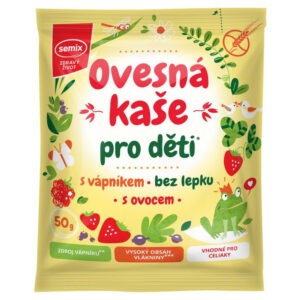 SEMIX Ovesná kaše pro děti s vápníkem a ovocem 50 g