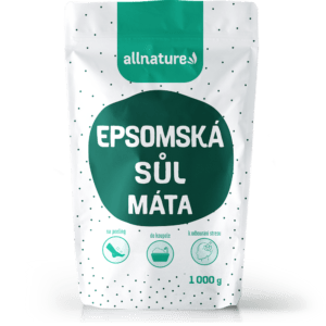 ALLNATURE Epsomská sůl Máta 1000 g