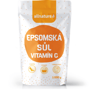 ALLNATURE Epsomská sůl s vitamínem C 1000 g