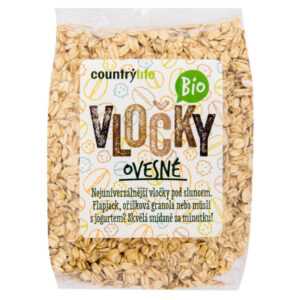 COUNTRY LIFE Vločky ovesné BIO 500 g