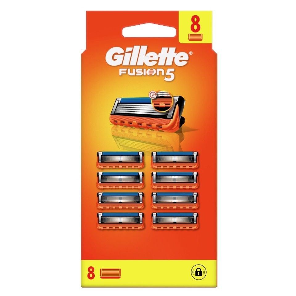 GILLETTE Fusion5 Náhradní hlavice pro muže 8 kusů