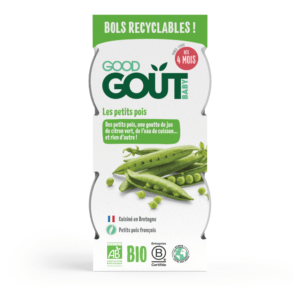 GOOD GOUT Bio hráškové pyré 2 x 120 g