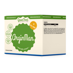 GREENFOOD NUTRITION ArginMan Arginin 120 kapslí a TribuMaca 90 kapslí + PILLBOX