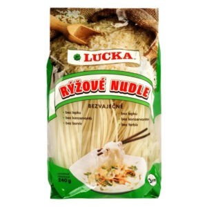 LUCKA Rýžové nudle 240 g